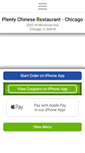 Mobile Screenshot of chicagoplentychinese.com